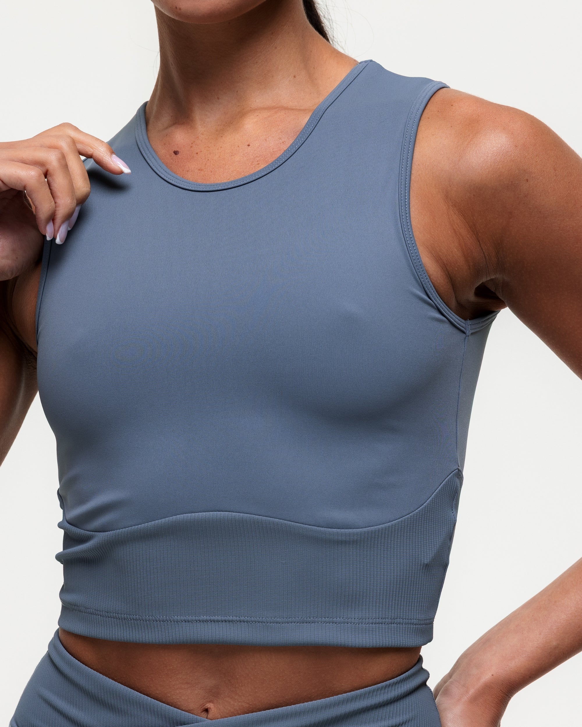 Prana Crop Vest - Graphite