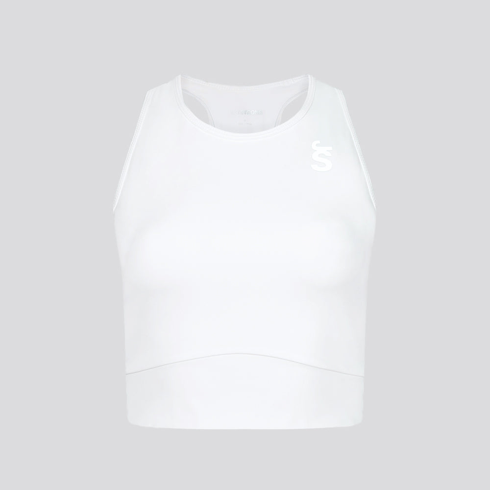 Swift Crop Run Vest - Optic White
