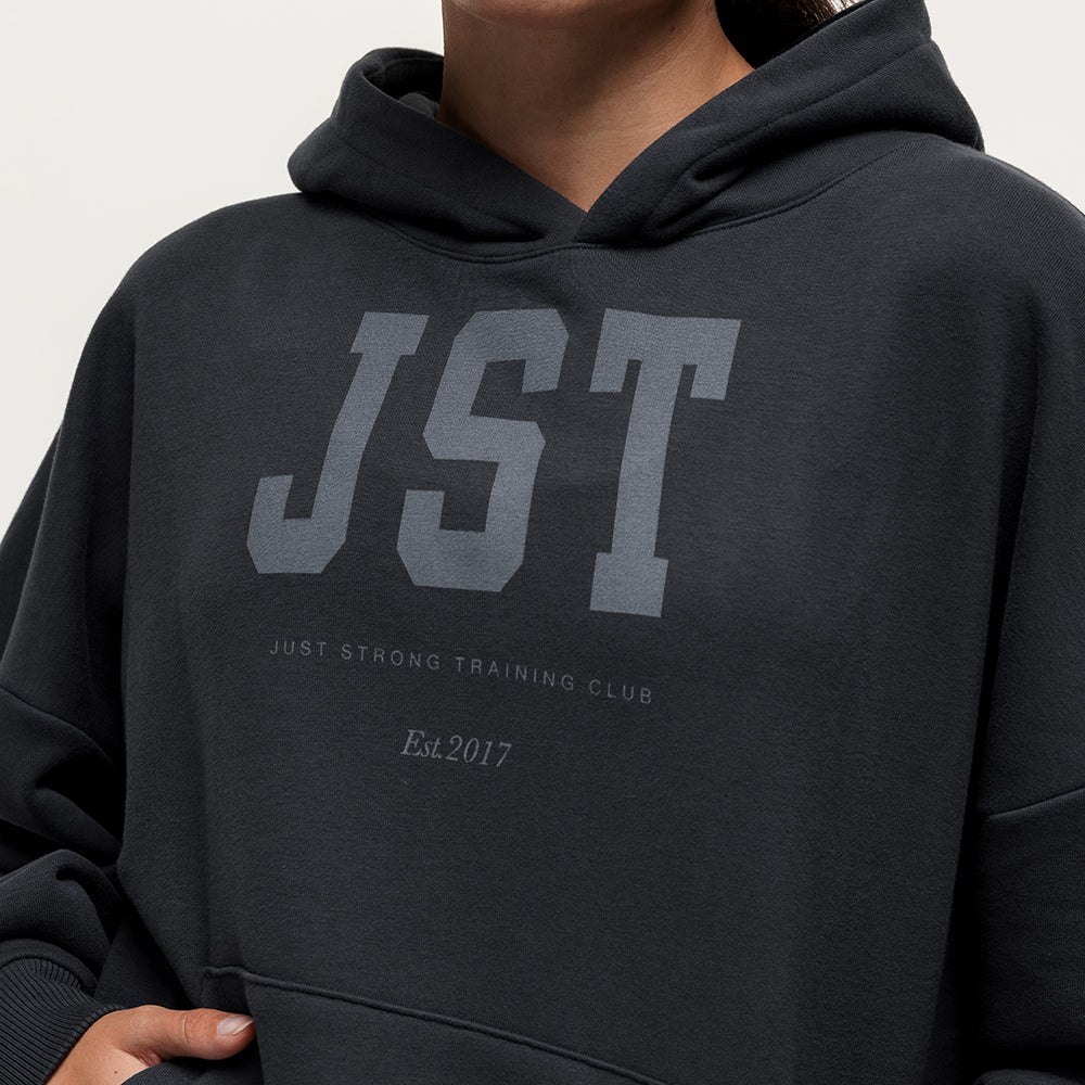 Training Club Oversized Hoodie - Washed Black