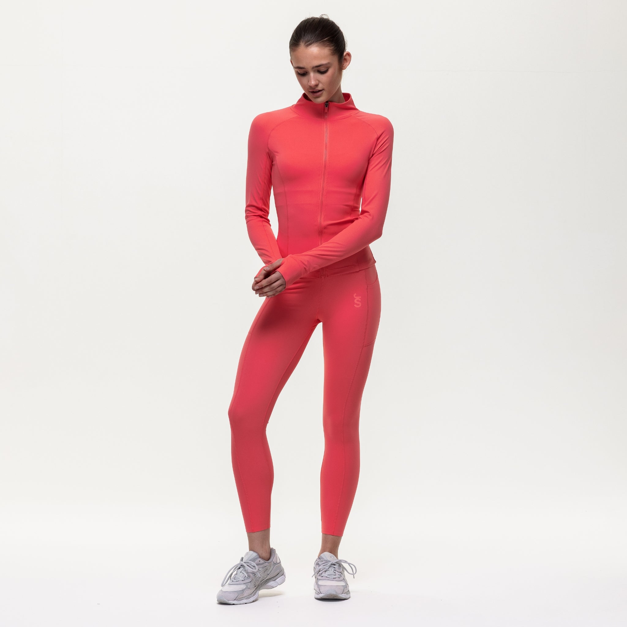 Training Zip Up Jacket - Coral