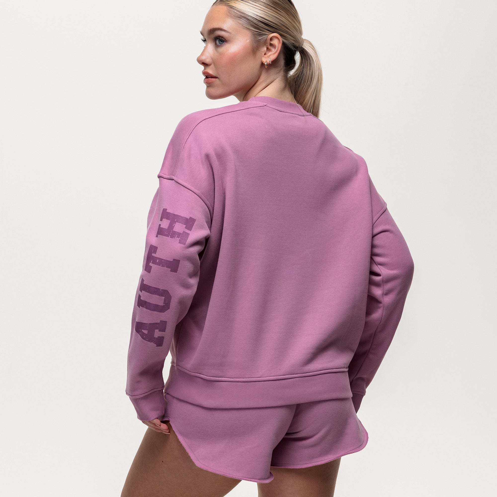 Training Club Crew Sweat - Vintage Orchid