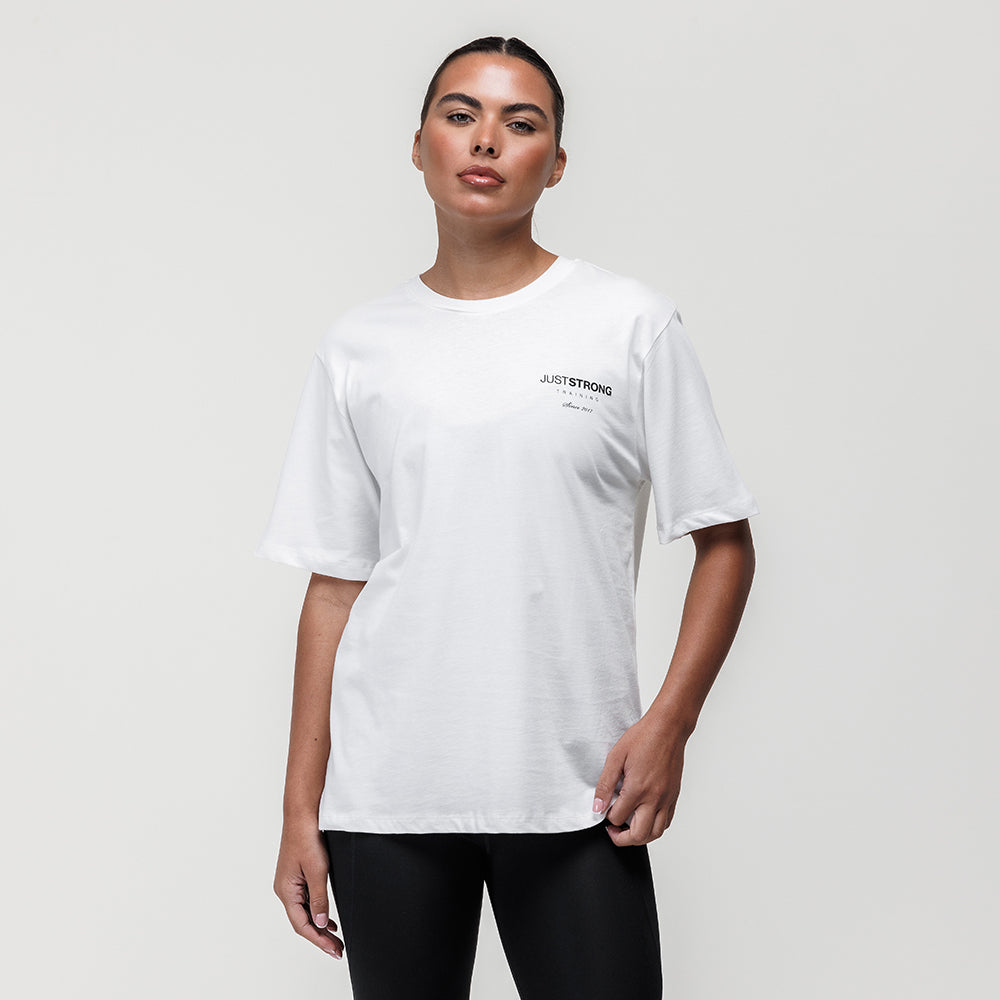 Motion Boyfriend Lift Heavy Graphic Tee - Off White