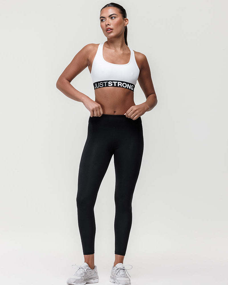 Motion Light Support Bra - White