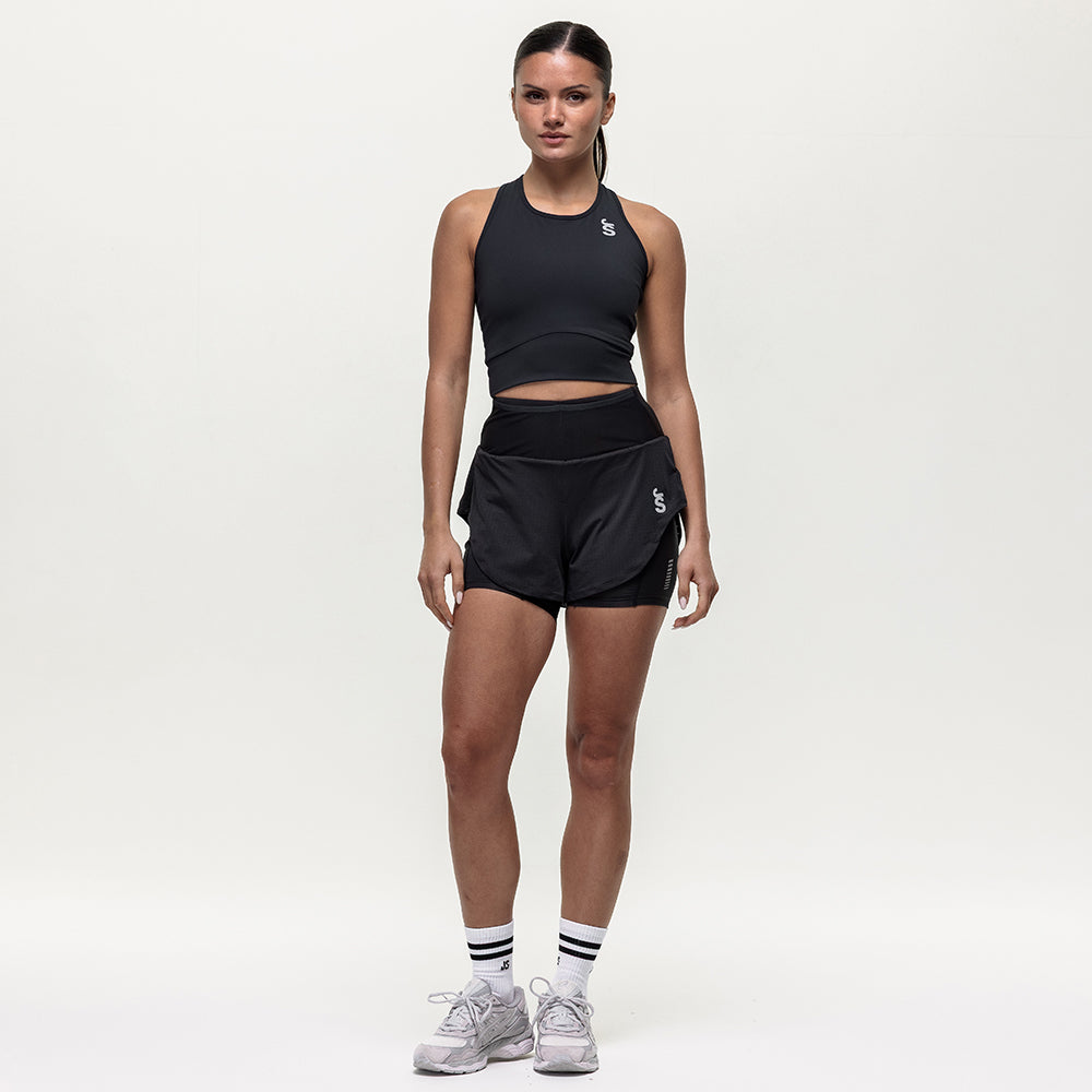 Run Mesh 2-in-1 Short - Black Onyx