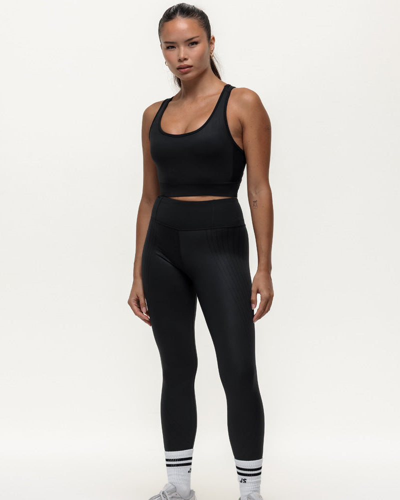 Agility Workout Leggings - Black Onyx