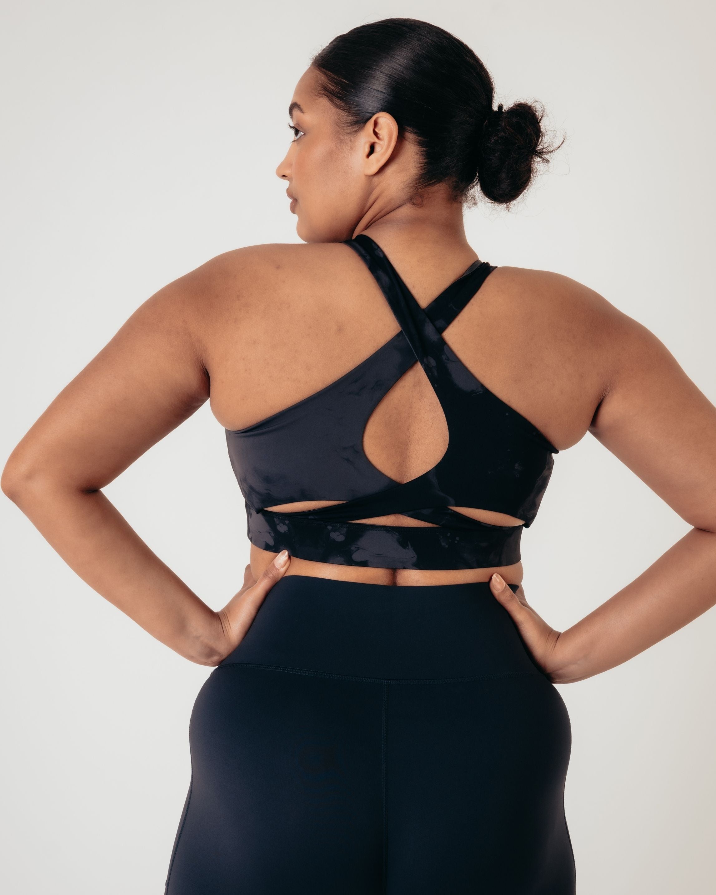 Flex Medium Support Bra - Slate Marble