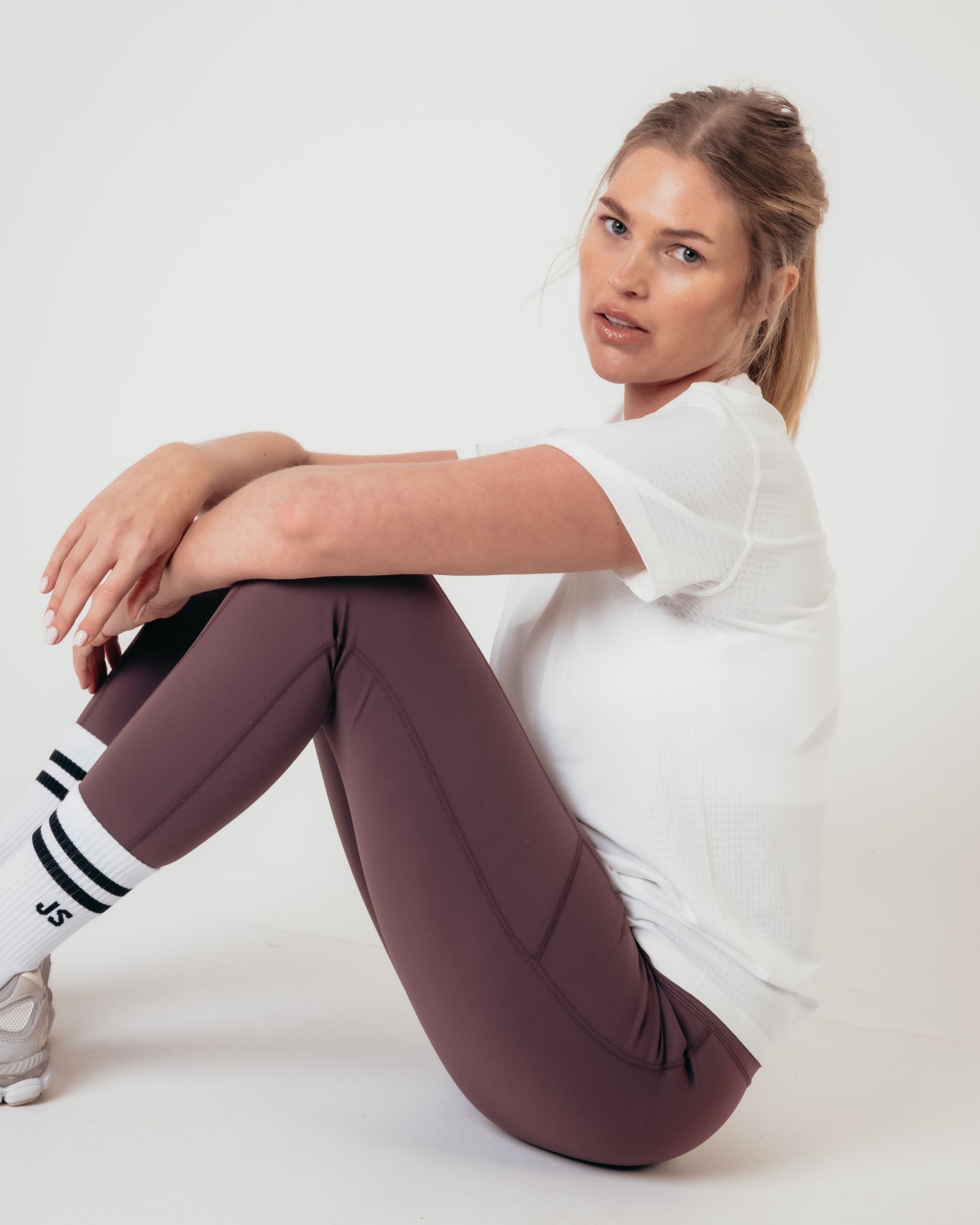 Seamless Performance Training Tee - White