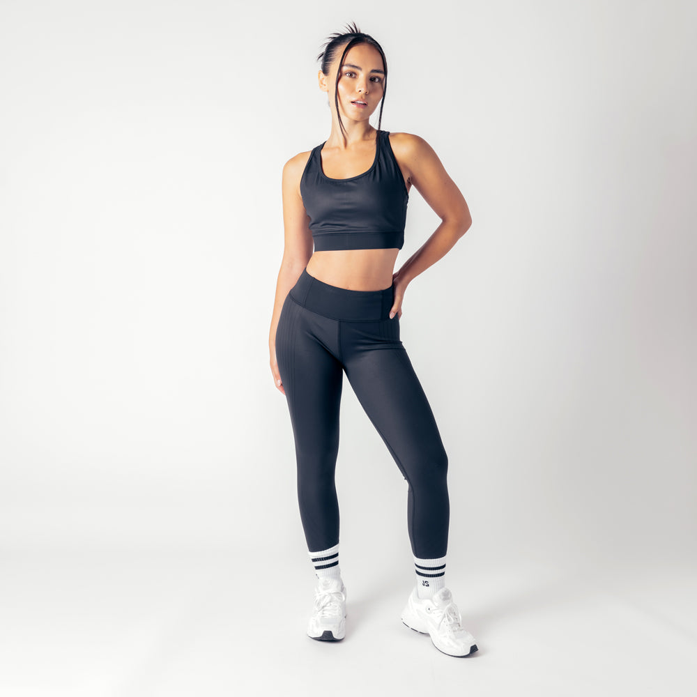 Agility Workout Leggings - Black Onyx