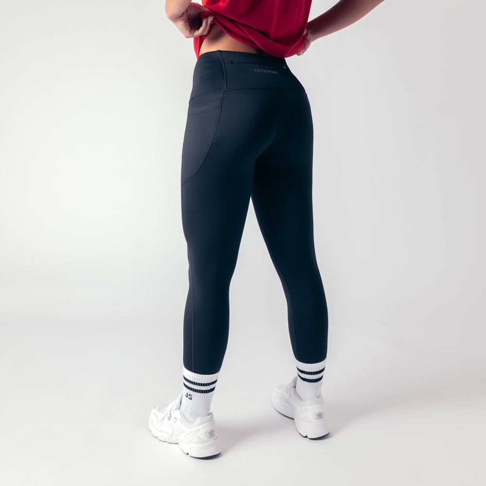 High Rise Genesis Leggings - Black Onyx