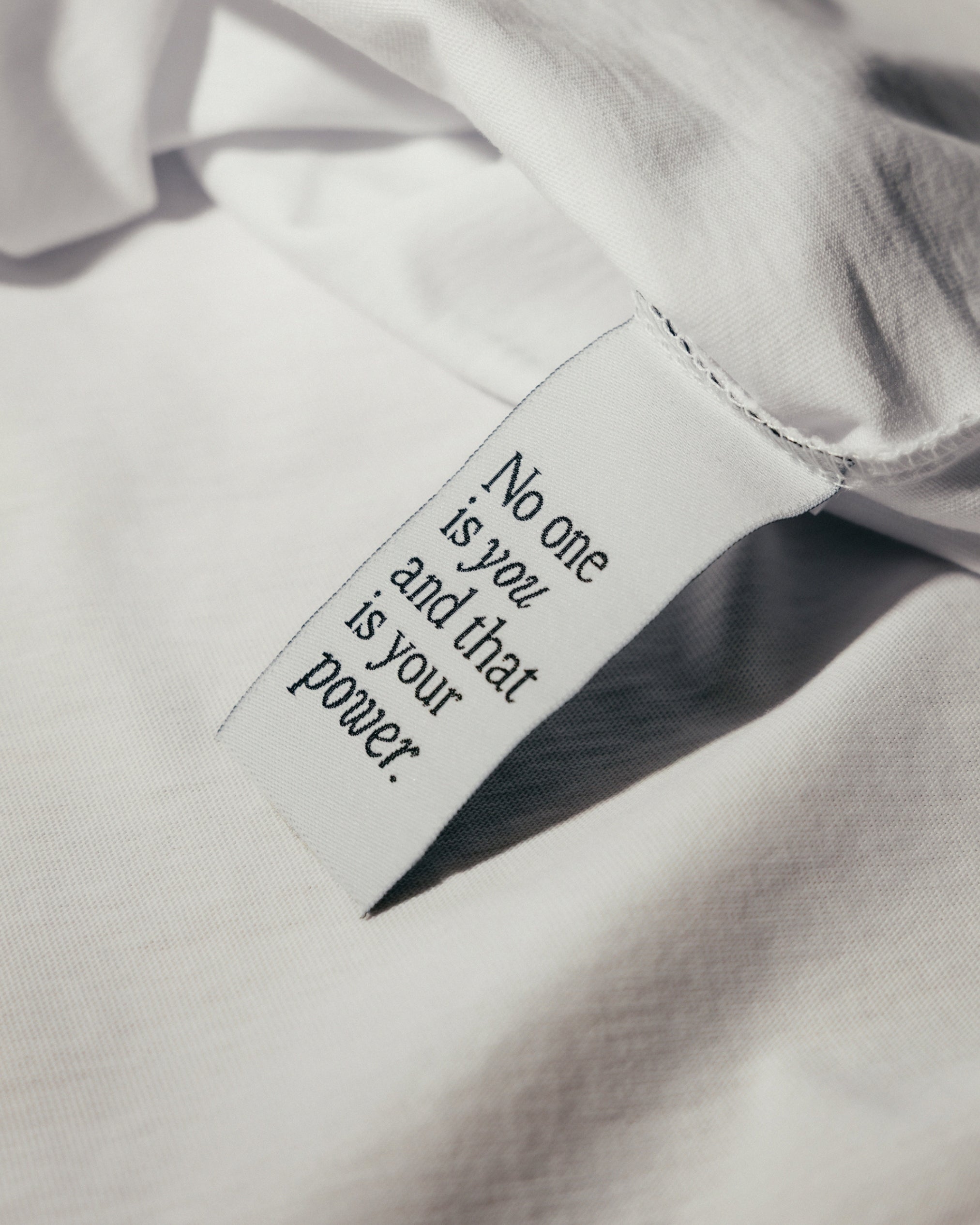 Take Up Space Boyfriend Tee - White