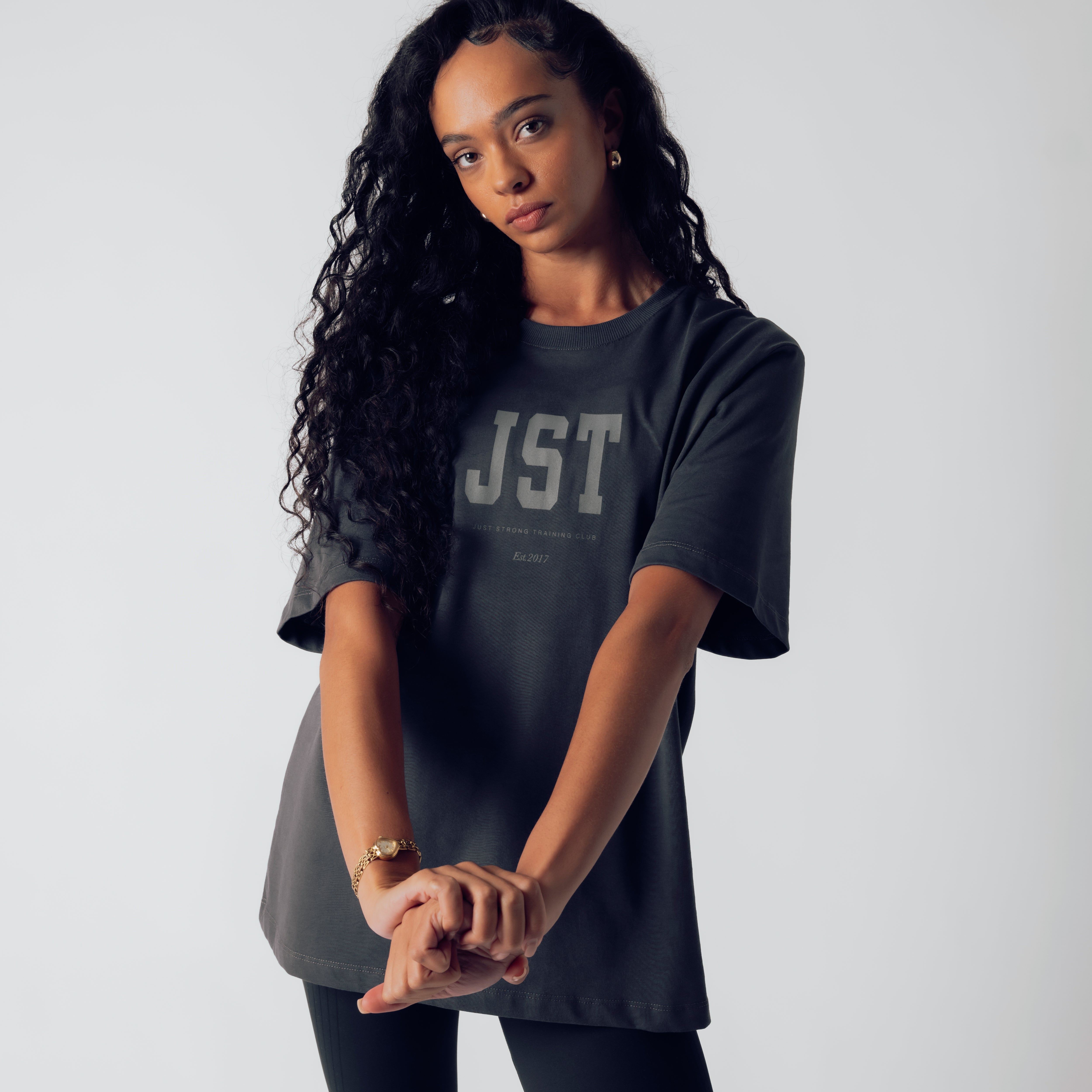 Training Club Oversized Tee - Washed Black