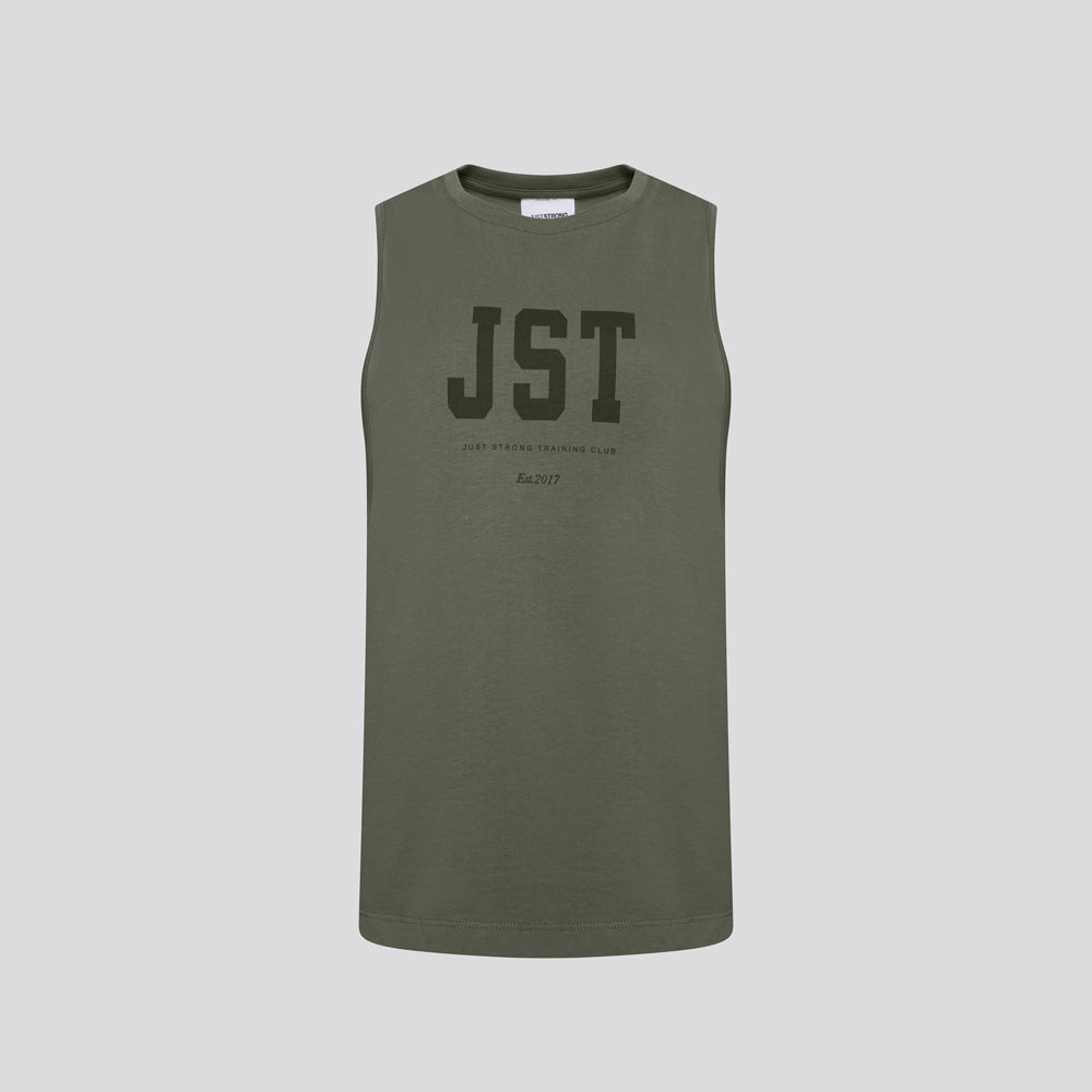 Training Club Drop Arm Tank - Washed Olive